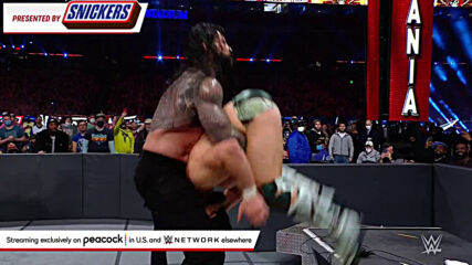 Edge Spears Roman Reigns in massive title clash: WrestleMania 37 – Night 2 (WWE Network Exclusive)