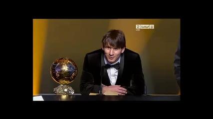 Fifa Ballon dor winner 2010 - Lionel Messi