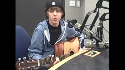 Justin Bieber one time live 