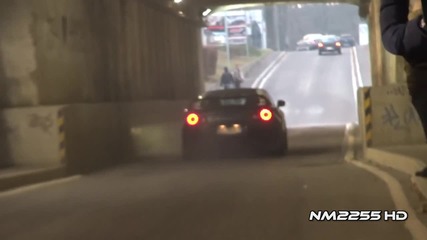 Nissan Gt-r R35 with Hks Exhaust Tunnel Acceleration and Revs!