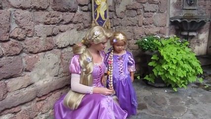 Gigi Meeting Rapunzel on her 3 1_2 Birthday