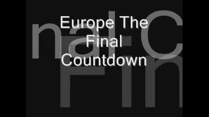 Europe-the final countdown