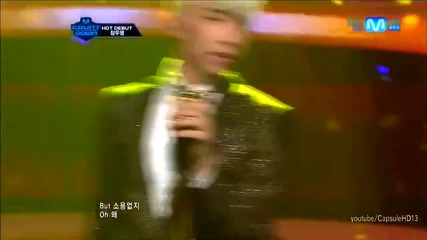 (hd) Jang Woo Young - 2nite (debut stage) ~ M Countdown (12.07.2012)