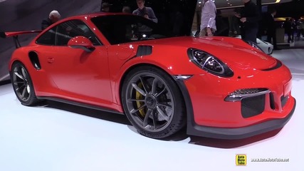 2016 Porsche 911 Gt3 Rs - Exterior and Interior Walkaround - 2015 Geneva Motor Show