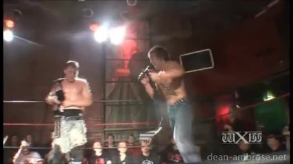 Jon Moxley ( Dean Ambrose ) and Sami Callihan - Germany Highlights 1