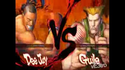 Super Street Fighter Iv Dee Jay vs Guile