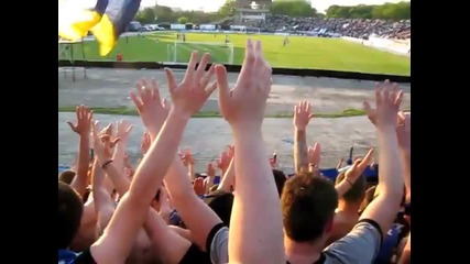 Levski fans in Plovdiv