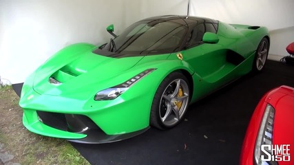 Първото зелено Ferrari Laferrari