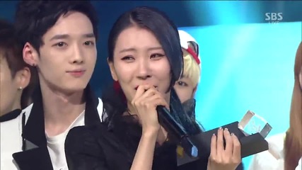 140302 Today's Winner - Sunmi @ Inkigayo