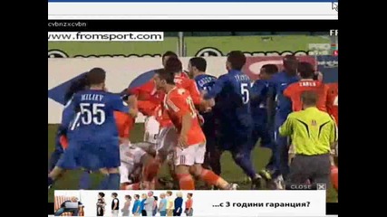 Levski - litex fight 