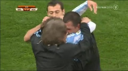 група B - Аржентина 1 - 0 Нигерия (световно - 12.06.2010) (hq)