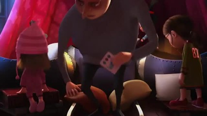 Despicable Me Gru Tries to Get the Girls to Bed 
