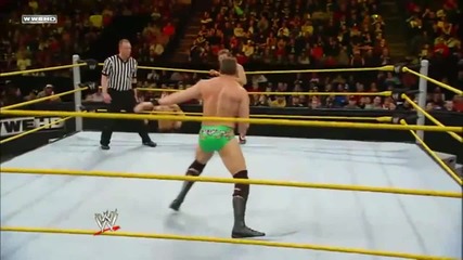 Daniel Bryan - Corner Back Flip + Clothesline Takedown