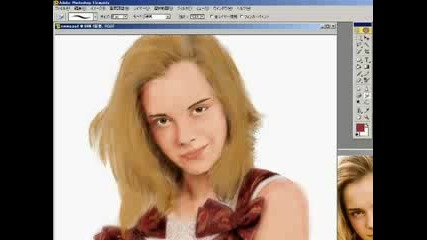 Emma Watson - Painting with photoshop
