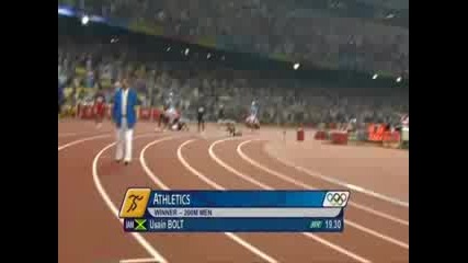 Beijing 2008 Usain Bolt 200m Final