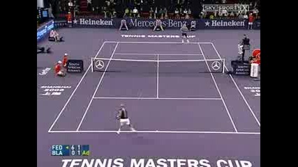 The Best Moments of Federer Vs. Blake (shanghai Masters Cup - Final)