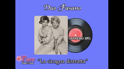 Sanremo 1951 - Duo Fasano - La cicogna distratta