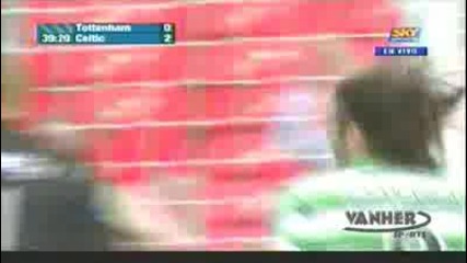 Celtic vs Tottenham 2 - 0 Wembley Cup 26/07/09 Highlights