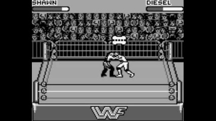 Game Boy Classic - Gameplay на Wwf