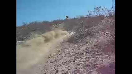 Desert riding on 07 Kx250f 