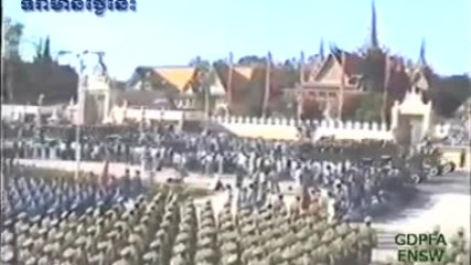 Военен парад в Камбоджа през 80 те години