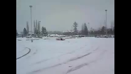 Subaru Impreza 2.5rs - Дрифт в снега