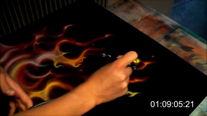Airbrush - True Fire - Speed Paint (hd)