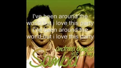 Andrea Banica feat. Dony - Samba + , text,