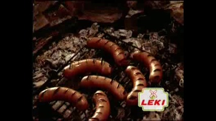 реклама на Македонска наденица Leki 