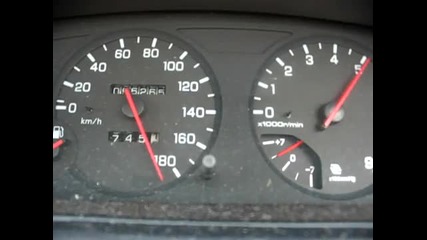Nissan R33 0-180 Максимална Скорост