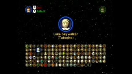 Lego star wars - the complete saga - all characters! 