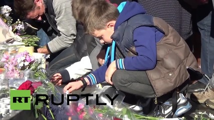 France: Violinist plays for Paris attacks victims at Republic square