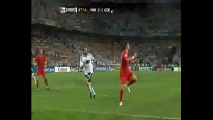 Portugal 2:3 Germany Postiga