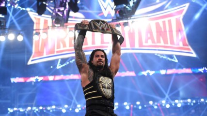 Roman Reigns beats Triple H for the WWE Championship: WrestleMania 32