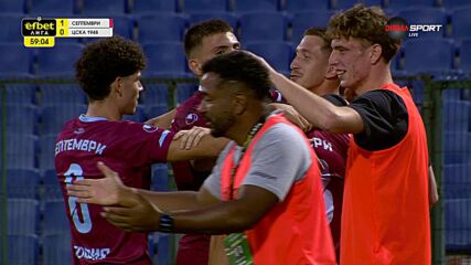Goal by PFK Septemvri Sofia