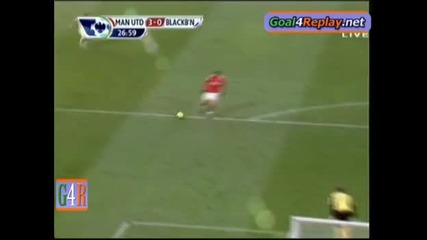Manchester Utd - Blackburn 2 - 0 Бербатов 2 - ри гол (3 - 0, 27 11 2010) 
