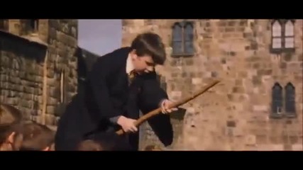 Първото летене на Хари с метла