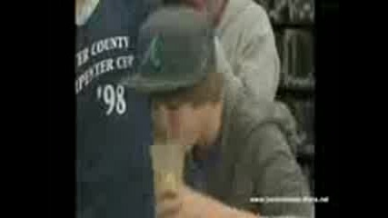 Justin Bieber on Silent Library Part 2 