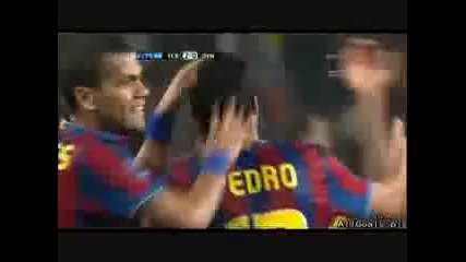 Барселона - Динамо Киев 2:0 Головете на Меси и Педро