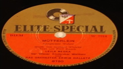 Leila Negra - Mutterlein - 1952 the original
