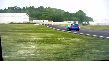 2012 Bmw M5 around Top Gear test track.