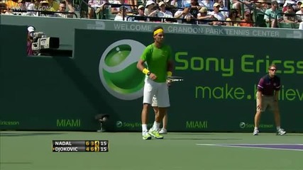 Nadal vs Djokovic - Miami 2011! - The Full Match! - Part 13/16!