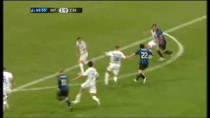 Highlights : Inter - Cska 1:0 
