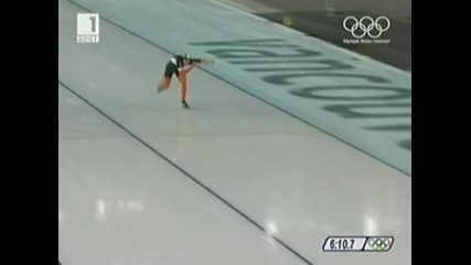 Свен Крамер - олимпийски шампион на бързо пързаляне с кънки на 5000 метра - Видео Ванкувър 2010 - Sp 