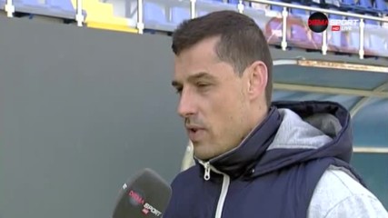 Томаш след успеха над Пирин: Браво на играчите, това е подаръкът ни за президента