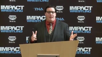 Press Conference with Joseph Park for Impact Wrestling Live Coming to Peoria, Il