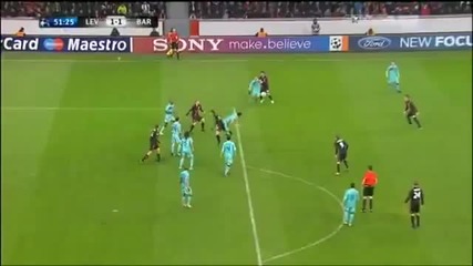 Bayer Leverkusen vs Barcelona 1-3 Goals and Highlights 14 02 2012
