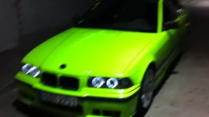 Красиво зелен цвят: B M W E36