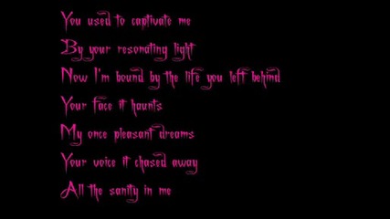 Evanescence - My Immortal (+ lyrics)