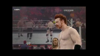 Wwe Raw 31.05.2010 John Cena & Evan Bourne vs Edge & Sheamus 